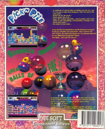 Pick'n Pile box cover back